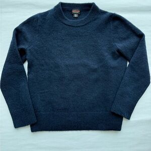 Crewneck Navy Blue Kids boys/girls cashmere Sweater, Size S , 6/7